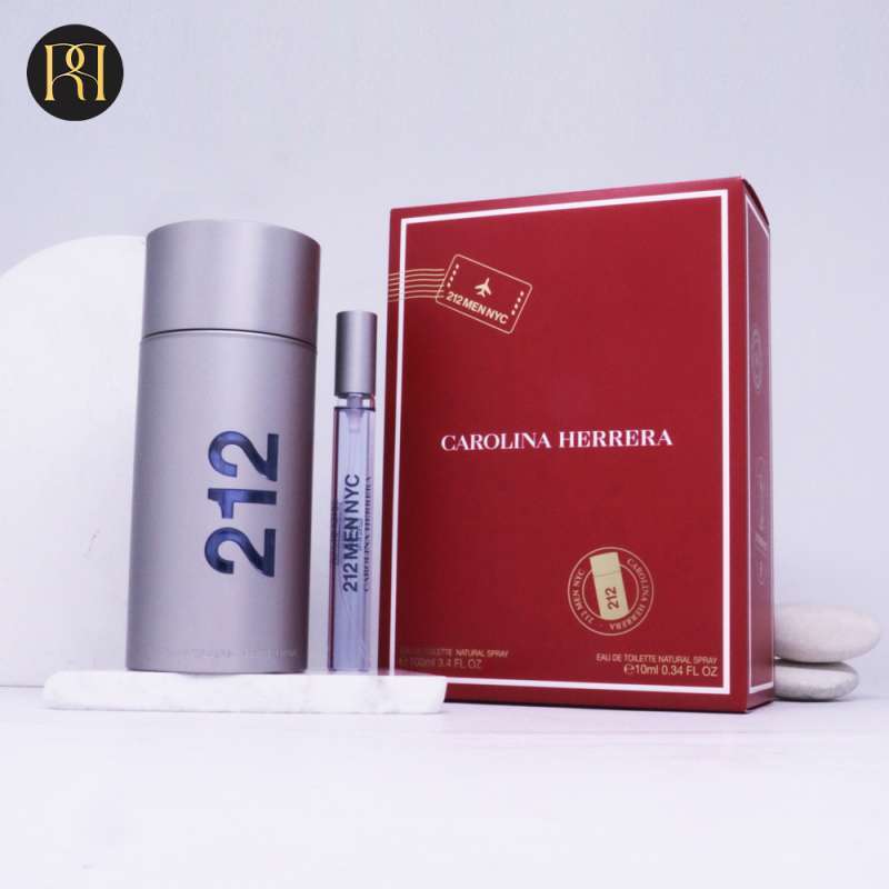 Promo Carolina Herrera 212 Man (travel Exclusive Set) 100 Ml 10