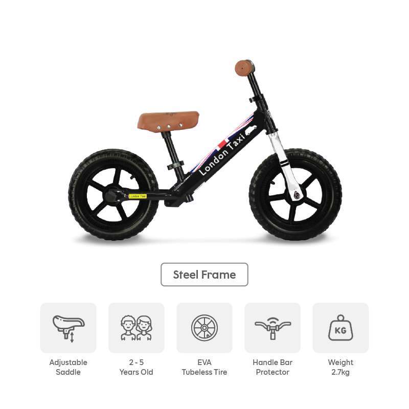 Promo Sepeda Anak Tanpa Pedal London Taxi Balance Bike Black Diskon 13 Di Seller London Taxi Kids Official Store Manggarai Kota Jakarta Selatan Blibli