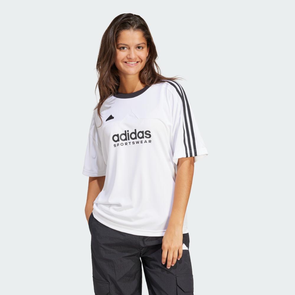 アディダス Adidas 【 Tiro Loose T-Shirt Women's Women 】 レディース Promo adidas Women T-shirt Tiro Loose Baju Wanita [ip1696