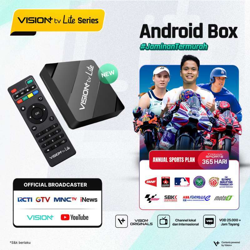 Vision Android Tv Jual Paket Vision Euro 2024 Original, Murah & Diskon Juli 2024 | Blibli