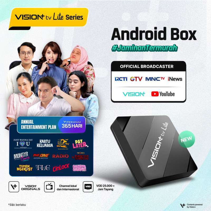 Vision Android Tv Jual Youtube Premium Tahunan Original, Murah & Diskon Juli 2024 | Blibli