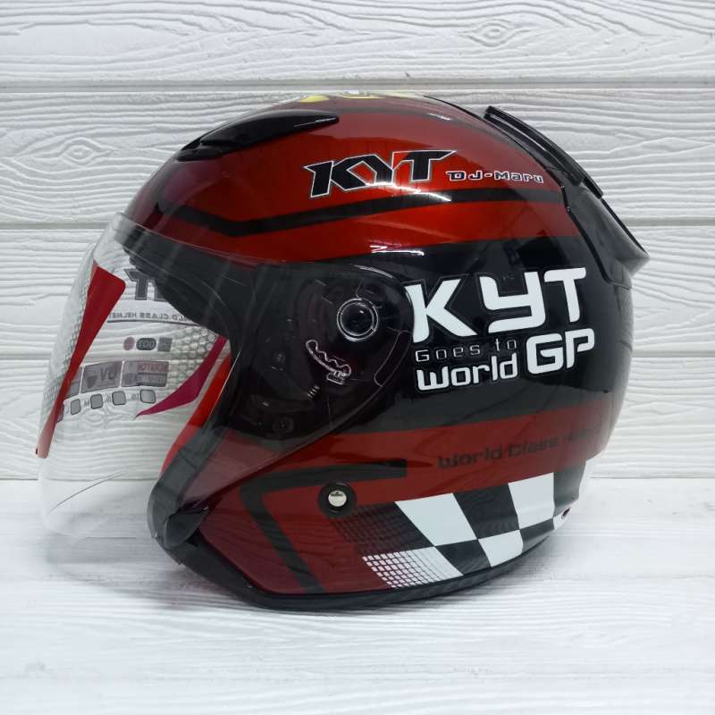 Jual Helm Kyt Half Face Kyt Dj Maru Motif L/xl /xxloriginal #11