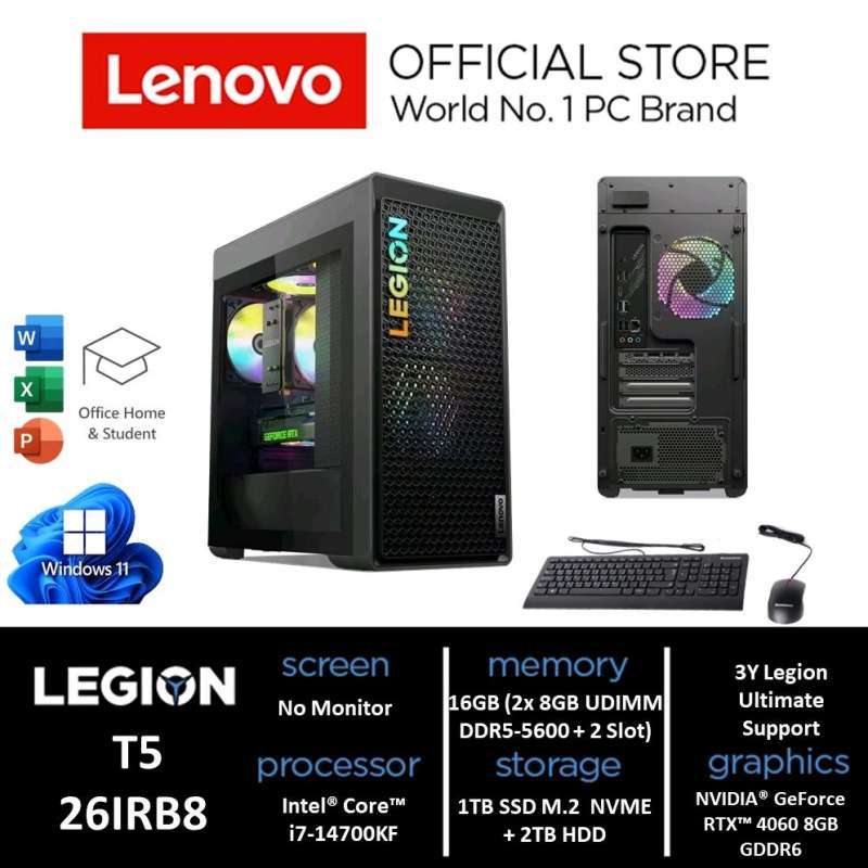 gaming pc lenovo legion t5 i7