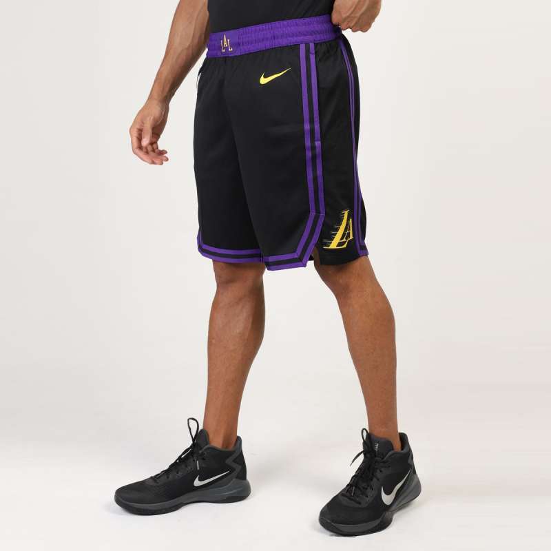 Dri Fit Black Lakers Shorts NIKE Men Basketball Los Angeles Lakers - Main Image