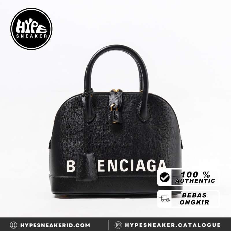 Tas BALENCIAGA VILLE GHW BLACK TOP HANDLE BAG SMALL 100% ORIGINAL
