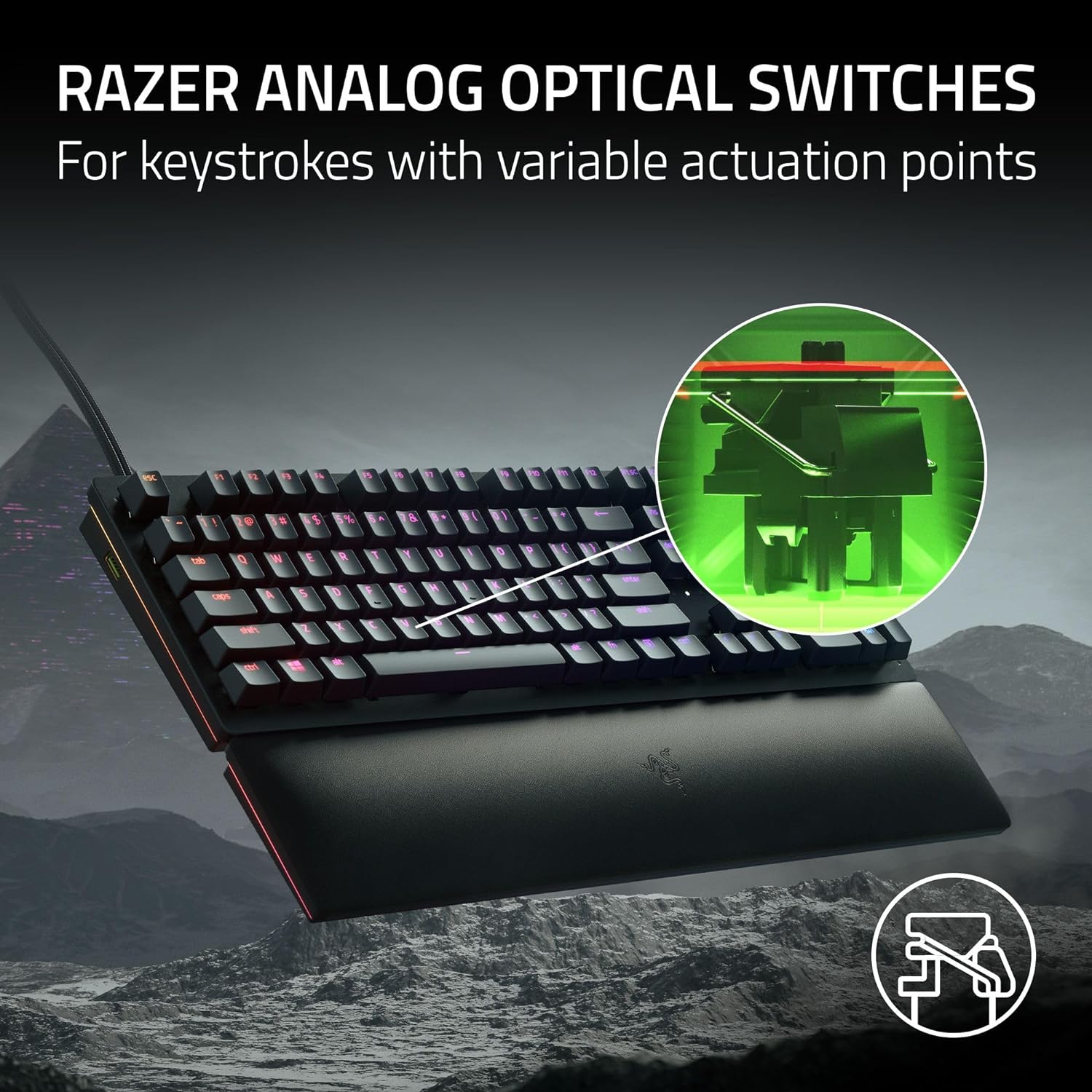 Promo Razer Keyboard Huntsman V2 Analog Diskon 29% Di Seller Blibli ...