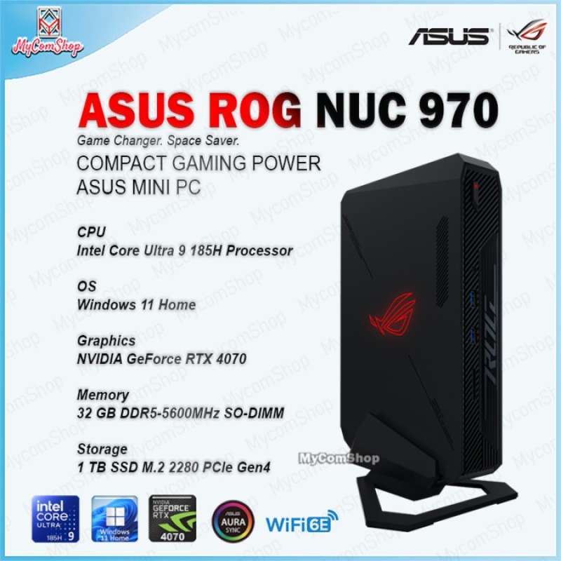 Jual Asus Rog Nuc 970 Nuc14srk Ultra 9 185h 32gb Ram 1tb Ssd Rtx 4070 ...