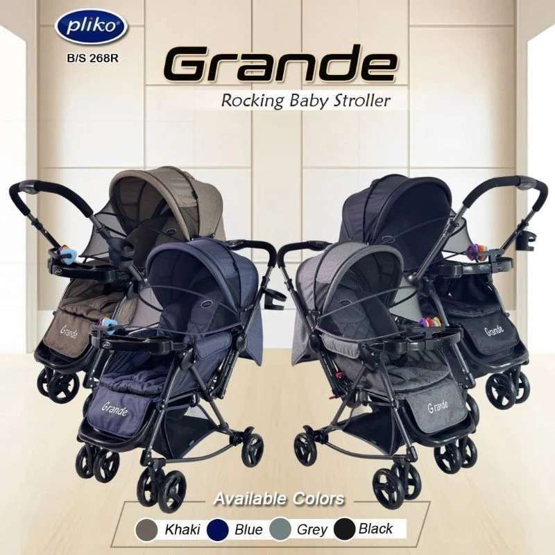 Jual Stroller Pliko Grande Bs 268 Kereta Dorong Anak Bayi Bisa Dua Arah Ringan Murah Bisa Rocking Black Alas Stroller Di Seller Tulus Toyland Baby Official Store Tulus Toyland