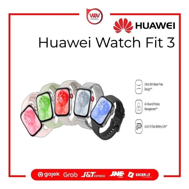 Jual HUAWEI Watch Fit Original Garansi Resmi Black Di Seller