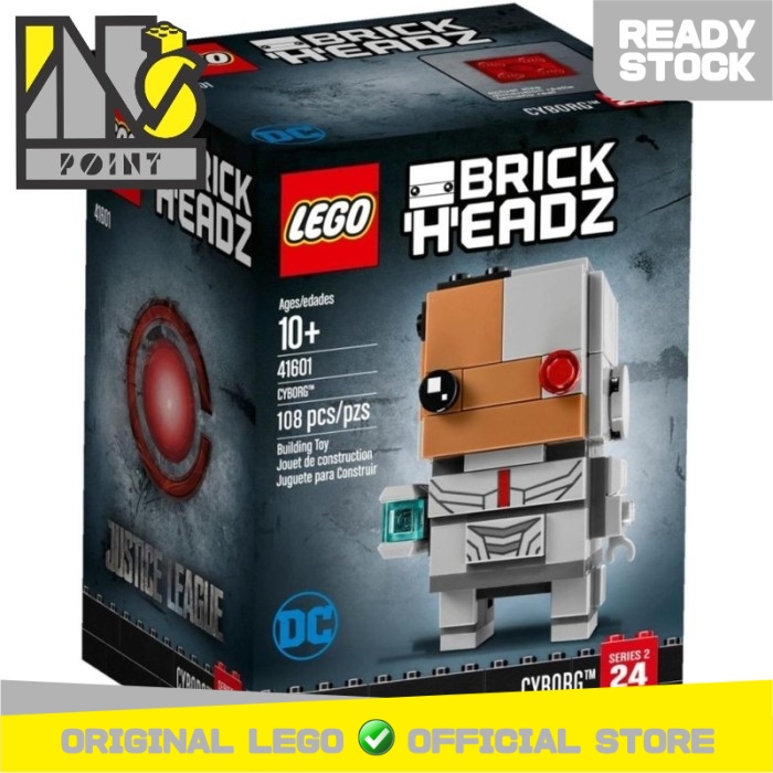 Promo LEGO BrickHeadz Cyborg 41601 Blocks Stacking Toys Diskon 2