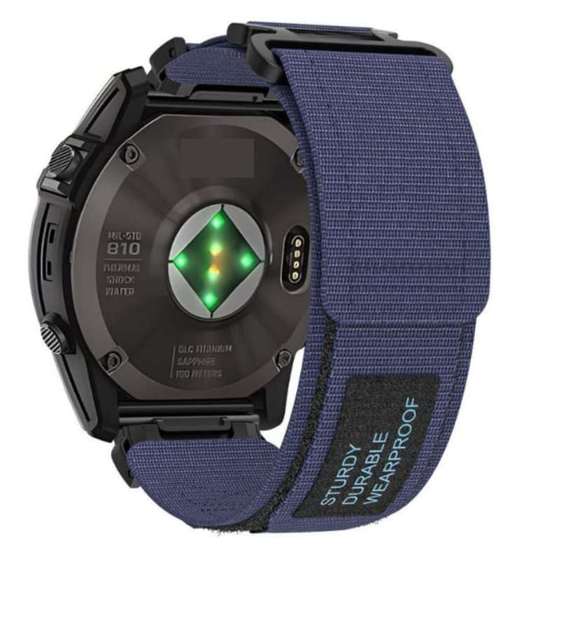 Jual Tali Jam Nylon Tactical Velcro Strap Band Sport Untuk Garmin