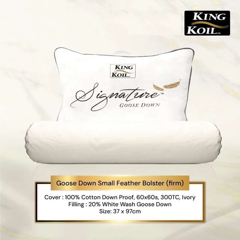 King Koil Goose Down Bolster Bulu Angsa Guling [20%/ 1500g]