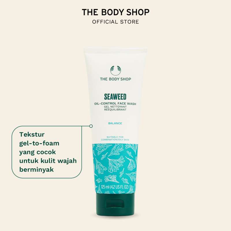 The Body Shop Seaweed Exfoliating Cleanser, For Oily And...