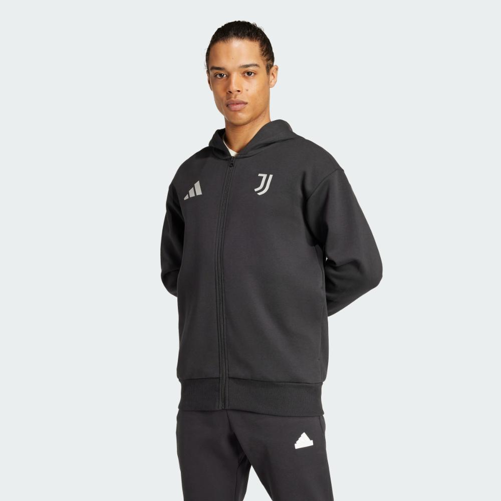 adidas Men Football Hoodie Anthem Juventus Jaket Bola Pria IT3791