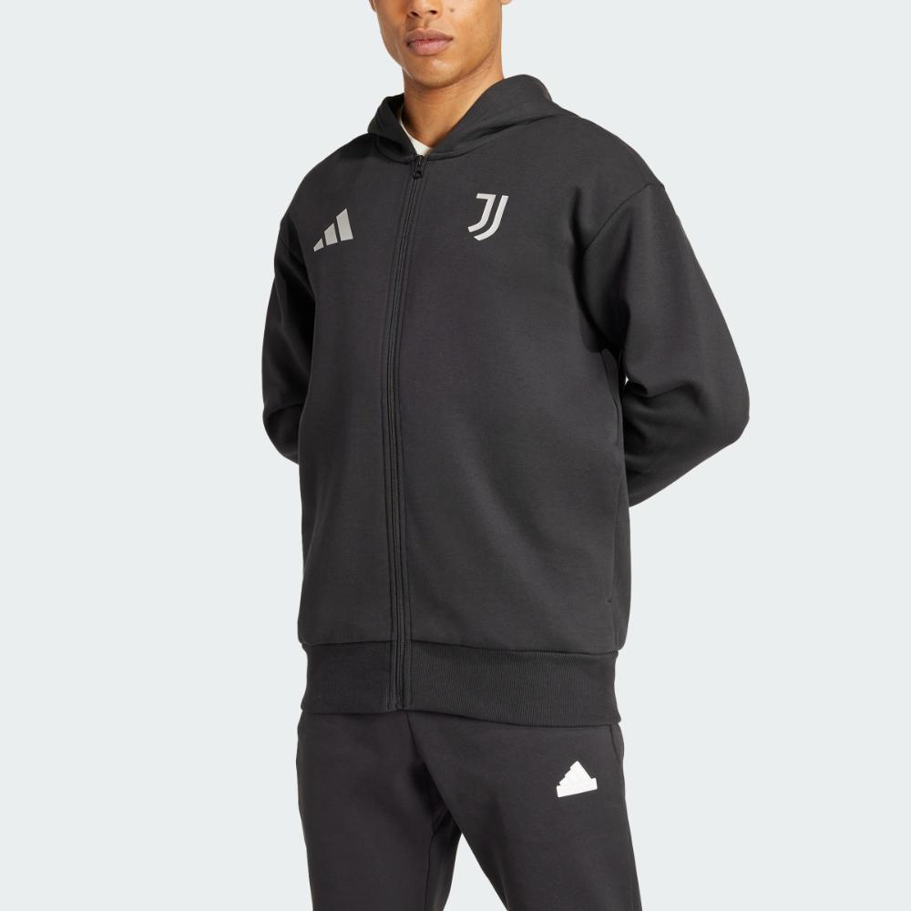 adidas Men Football Hoodie Anthem Juventus Jaket Bola Pria IT3791