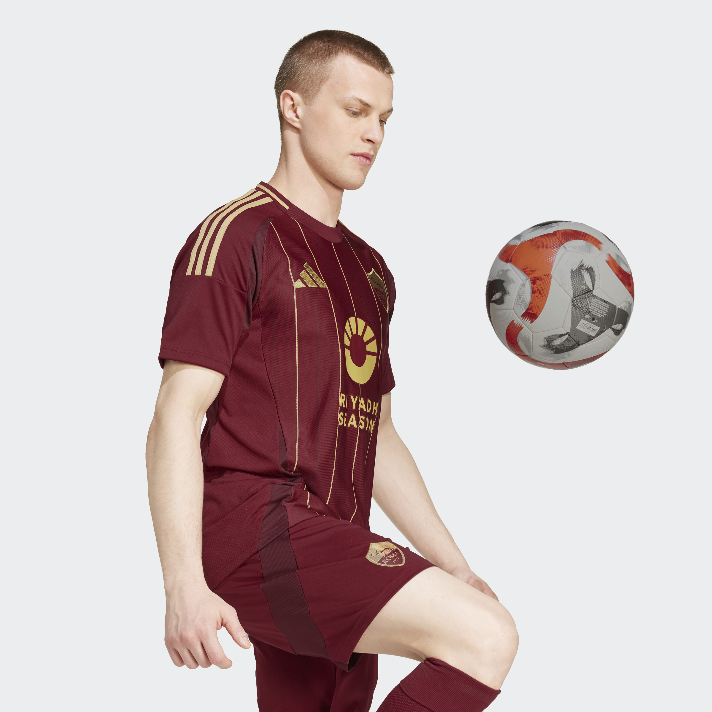 Promo Adidas Men Football Jersey As Roma Home 24/25 Baju Bola Pria