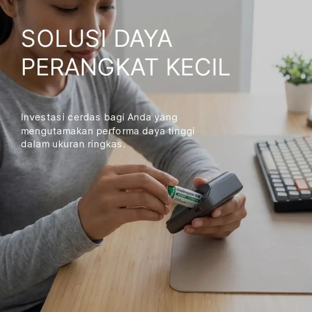 Jual Doublepow Baterai Isi Ulang 16340 Li-ion Button Top - Aliran ...