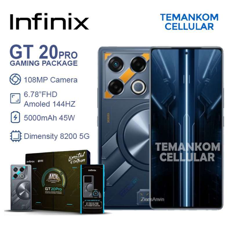 Jual Infinix Gt 20 Pro 5g Infinix Gt20 Pro 16gb RAM 8+8 Extend RAM