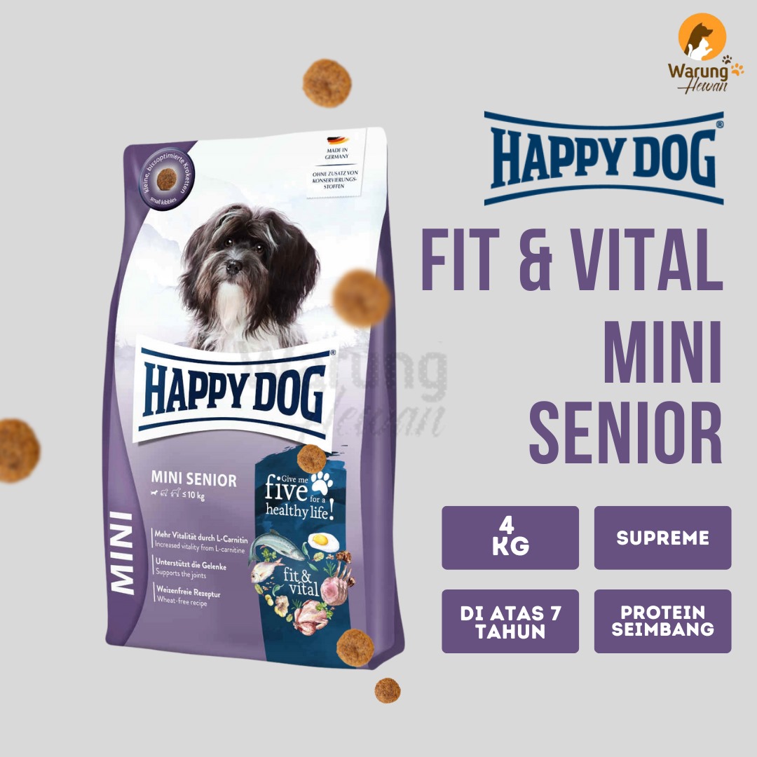 Happy dog mini sales senior