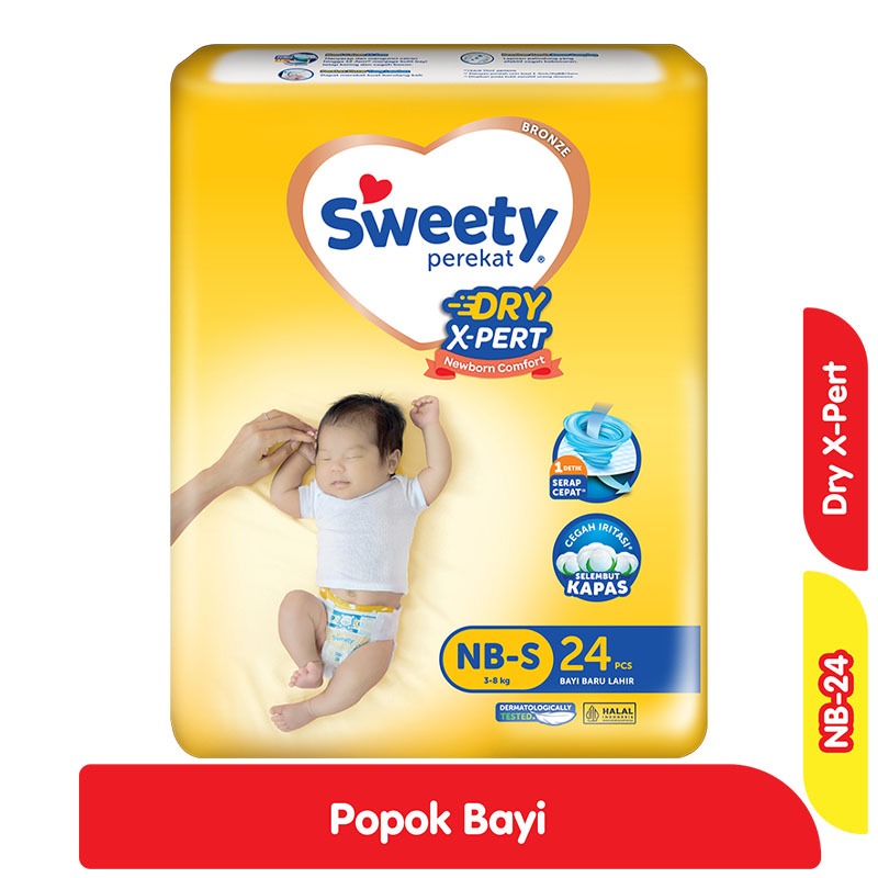 Pampers sweety sales bronze newborn