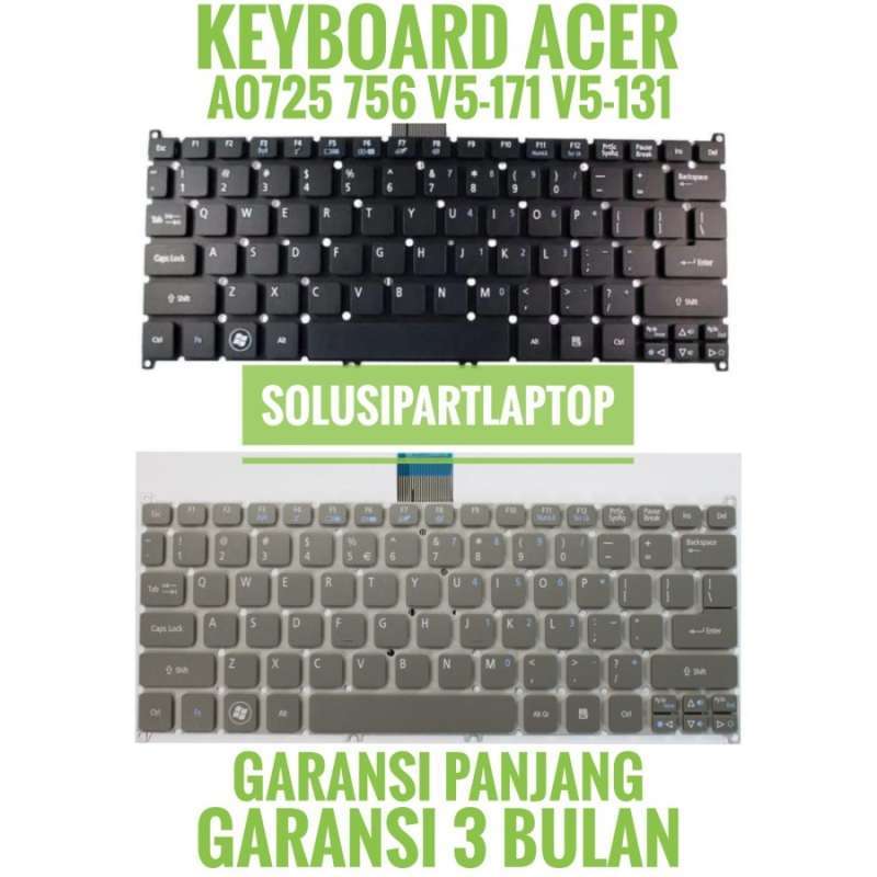 Clavier AZERTY Français Neuf Pour Acer Aspire V5-121 V5-122 V5-131 V5-171 - Noir, Rétroéclairé (?)