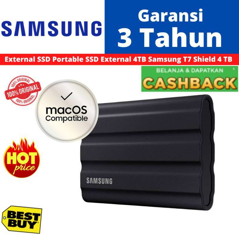 SSD External SSD Samsung T7 Shield SSD Portable SSD 4TB TB - Main Image