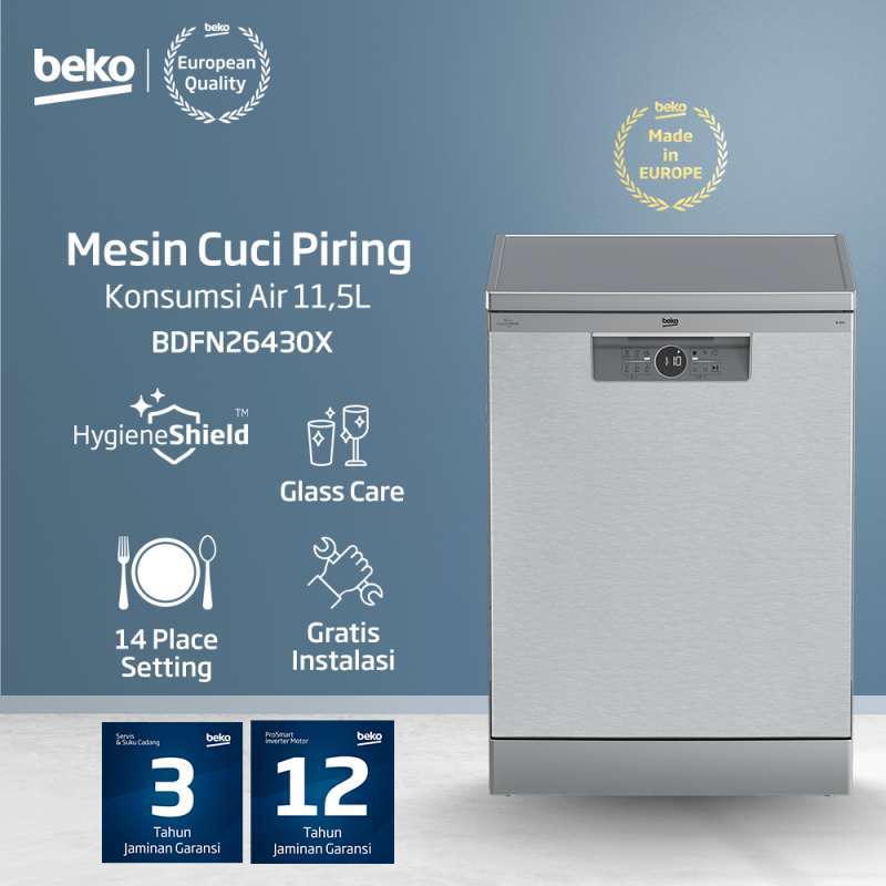 Jual Beko Dishwasher (pencuci Piring) Bdfn26430x 60cm 14ps Di
