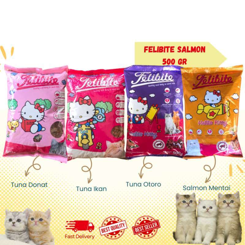 Jual Dry Cat Food Felibite 500 Gr Makanan Kucing Kering Felibite 500 Gr Di Seller Virtue Shop Cibuntu Kota Bandung Blibli