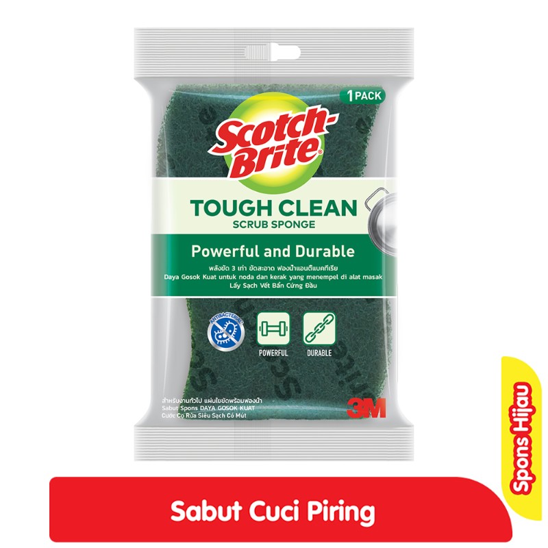 Jual Scotch-brite Sabut Spons Cuci Piring Hijau Di Seller Alfamart ...