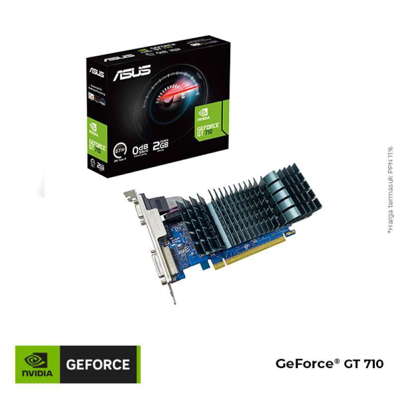 VGA Card ASUS GeForce GT 710 2GB GDDR5 EVO low-profile