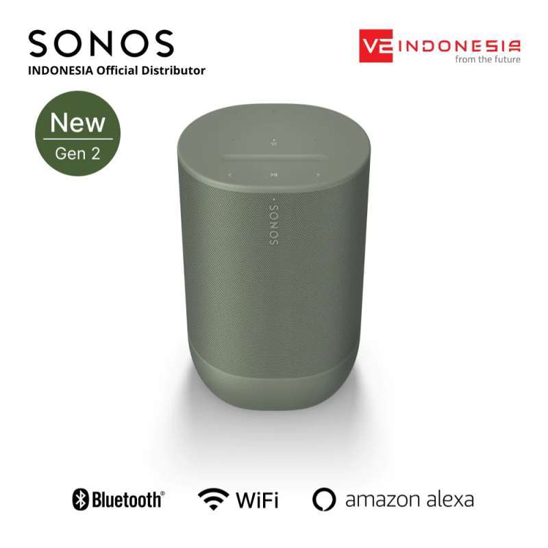 Promo Sonos Move Portable Speaker Bluetooth Wifi System