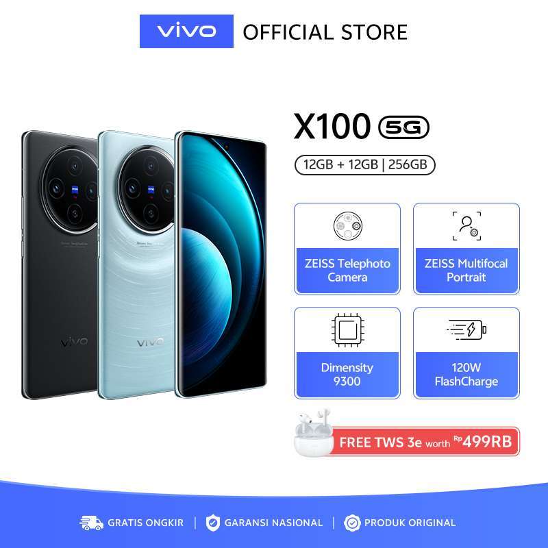 Jual [new Launch] Vivo X100 (12/256) - Zeiss Telephoto Camera, Zeiss ...