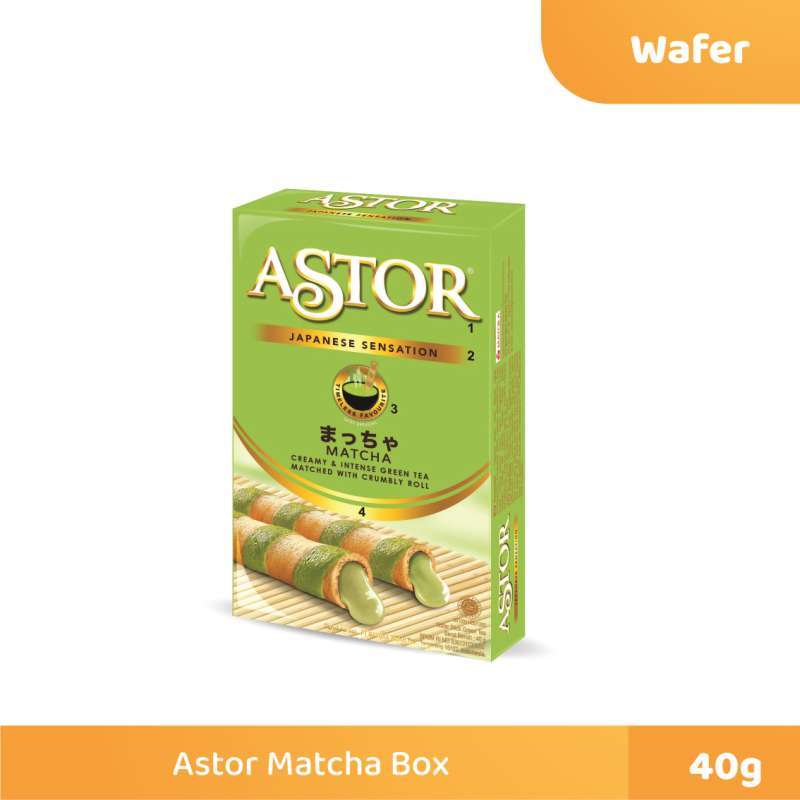 Promo Astor Matcha Wafer [40 G] Diskon 9% Di Seller Mayora Official ...