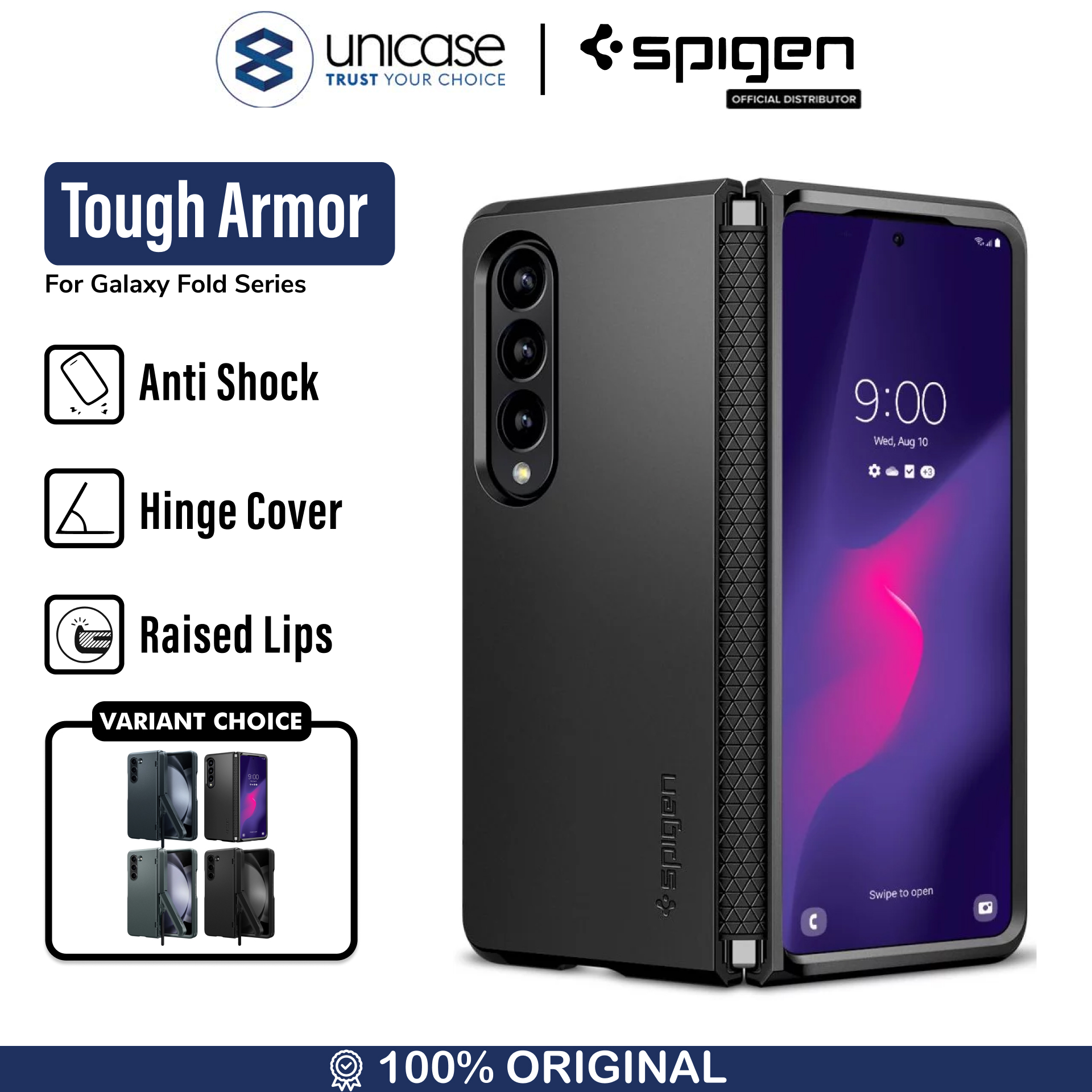 Case Samsung Galaxy Z Fold 4 5G Spigen Tough Armor Protective Casing