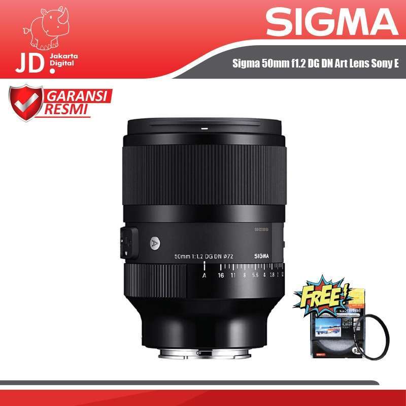 Dg Dn F Lens Sony Sigma 50mm DG DN Art Lens Sony E Lensa Sigma 50mm