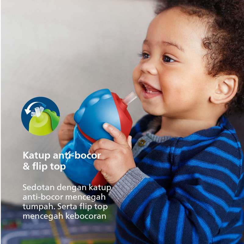 Promo Philips Avent Straw Cup 200 Ml Single Boy Scf796/01 Botol Minum