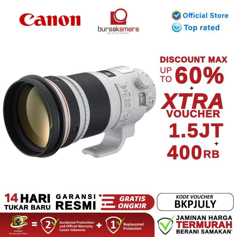 BKP Canon EF 300mm IS II USM Lensa Kamera - Main Image