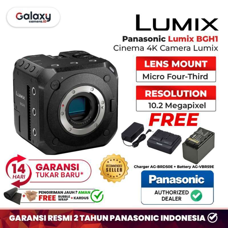 Panasonic Lumix BGH1 Cinema 4K Camera Lumix BGH 4K Garansi Resmi