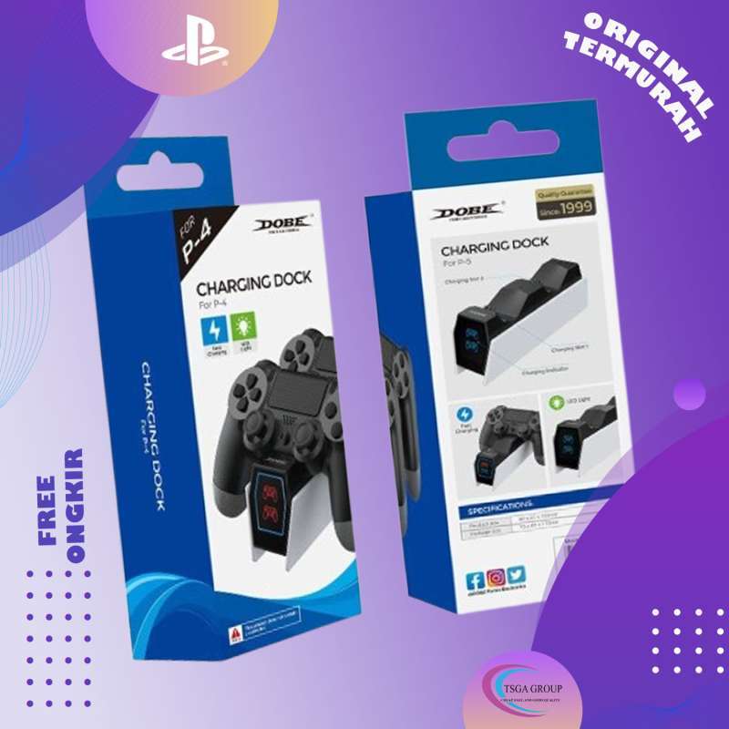 Stik Ps4 Dobe Ps4 Charging Dock Promo Dobe Dual Charging Dock