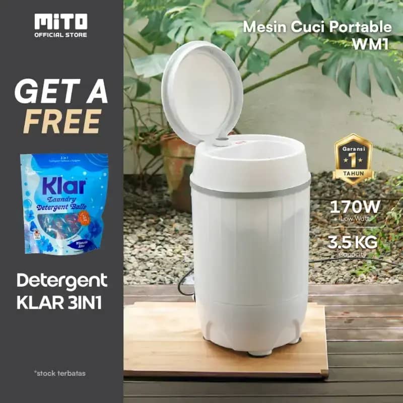 Portable Washing Machine Garansi Resmi Indonesia 🏷️ Harga Mei 2026