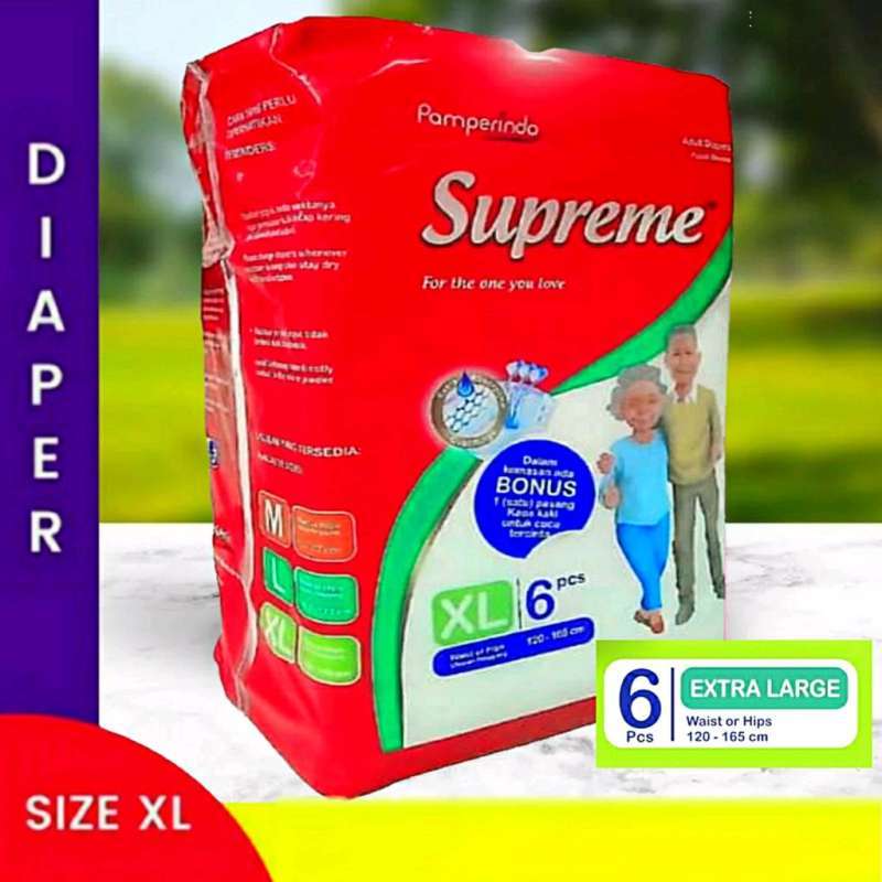 Jual Supreme Adult Diapers For The One You Love Popok Dewasa [size