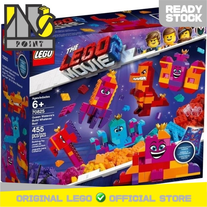 LEGO The Lego Movie 70825 Queen Watevra's Build Whatever Box! Blocks  Stacking Toys
