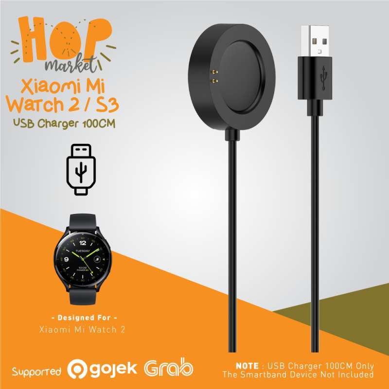 Charger Magnetic USB for Mi Watch S3 Watch2 PRO Kabel Dock Charging  1M Cable untuk Xiaomi Smartwatch