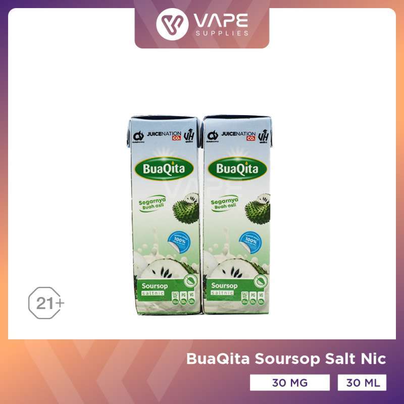 Jual Liquid Buaqita Soursop Salt Nic 30ml Di Seller Vape Supplies ...