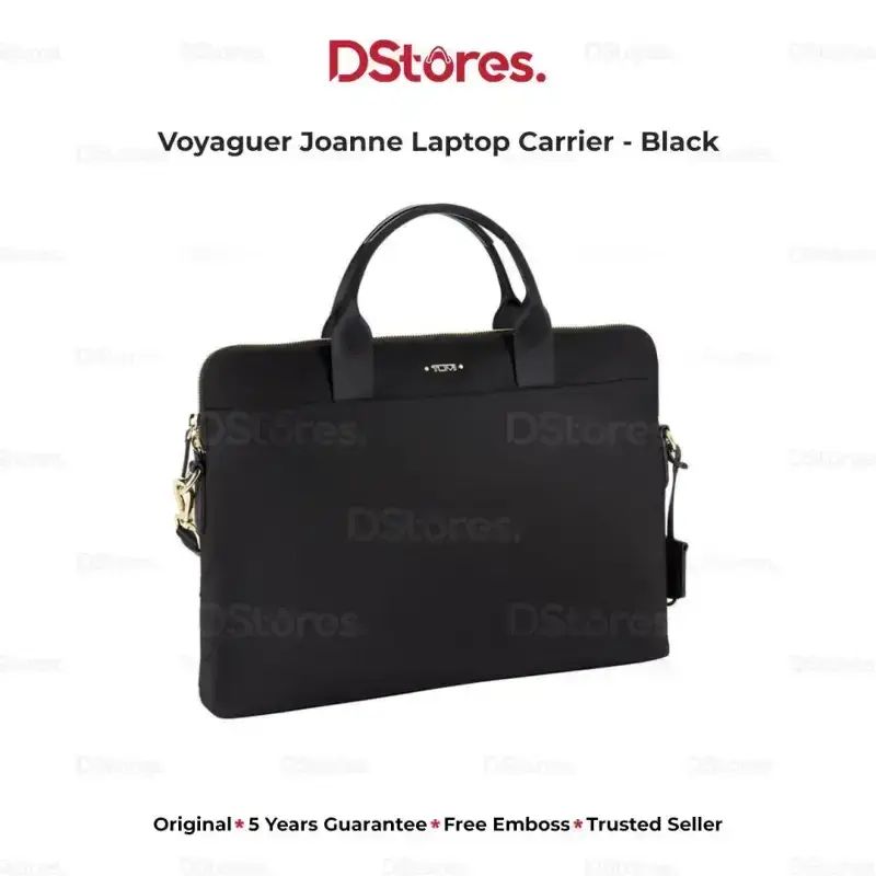 Jual Tumi Voyaguer Joanne Laptop Bag Carrier Tas Wanita - Black Di