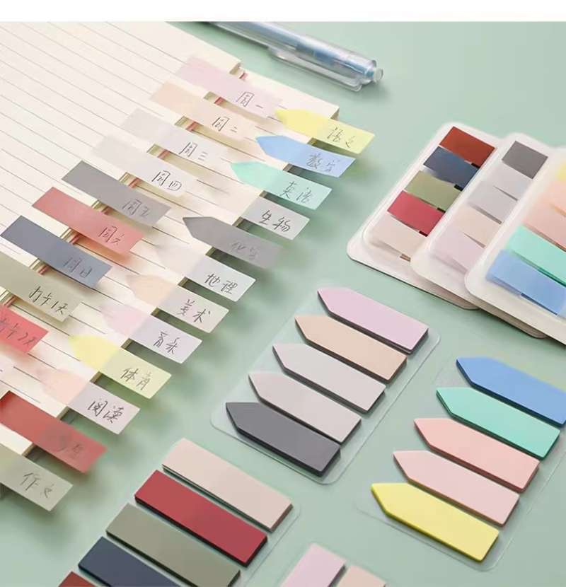 Jual Sticky Note Macaron Morandi Catatan Tempel 100 Lembar Set Memo ...