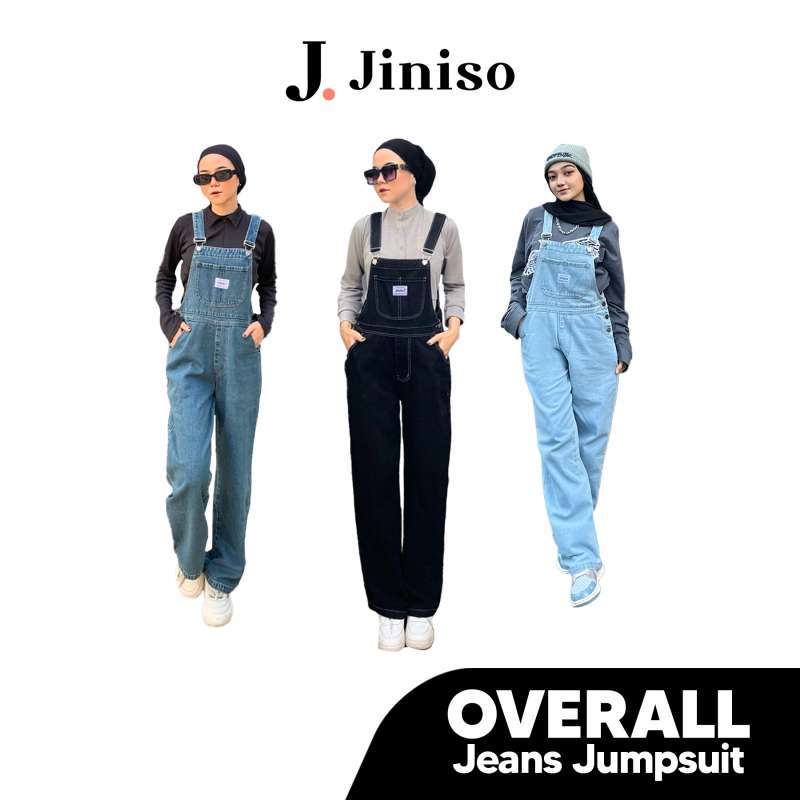 Baju jumpsuit jeans clearance