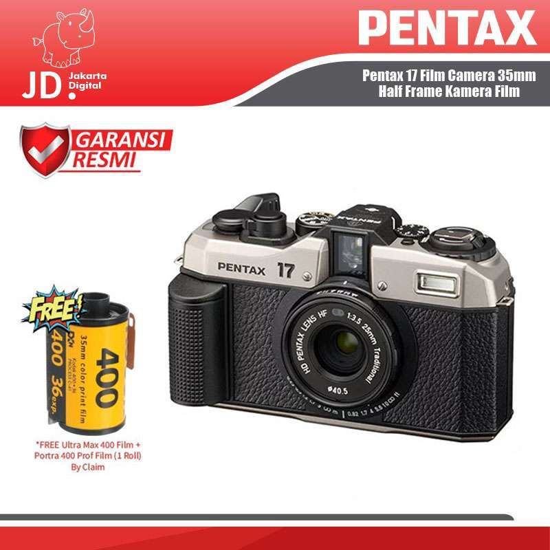 Pentax 17 Film Camera 35mm Half Frame Kamera Film GARANSI RESMI