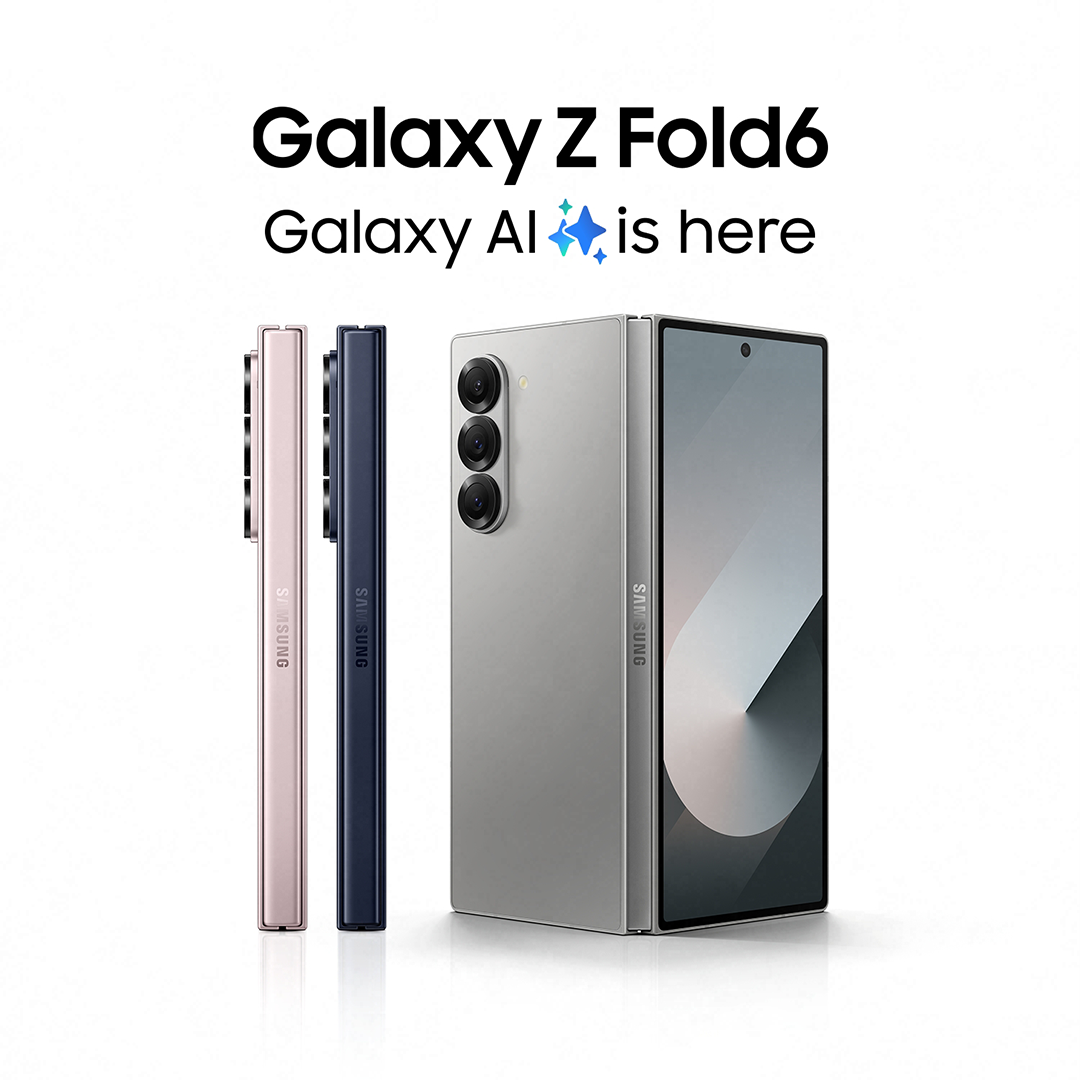 Samsung Galaxy Fold6 Online Exclusive, Smartphone AI, Smartphone Lipat, Android 14, One UI 6.1, Kamera 50MP