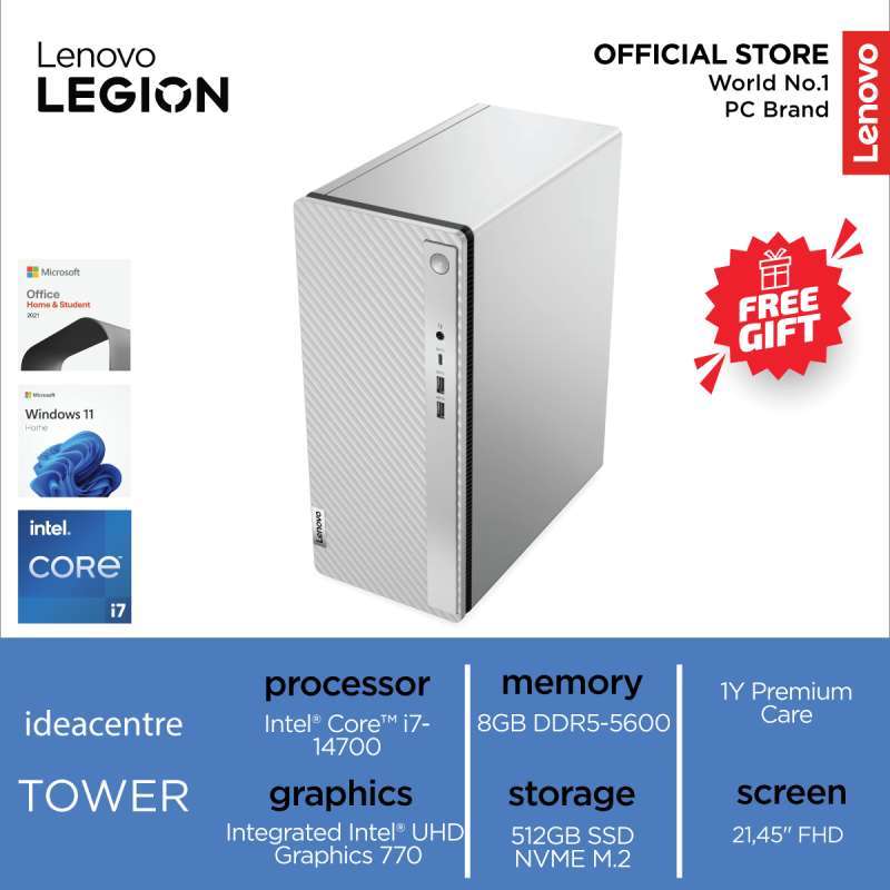 Jual Pc Lenovo Desktop Ideacentre Tower 14irr9 12id [intel I7